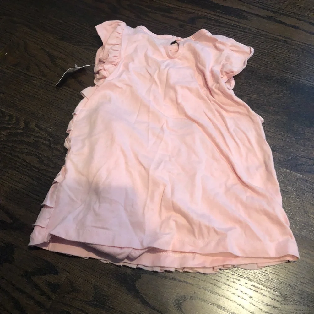 Baby Gap ruffle dress pink 6-12 MOS NWT